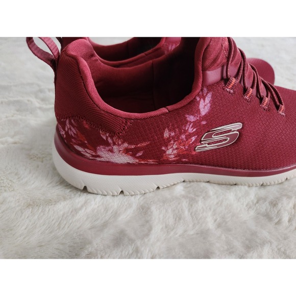 Skechers Red Women's Sneakers - Picture 2 of 8